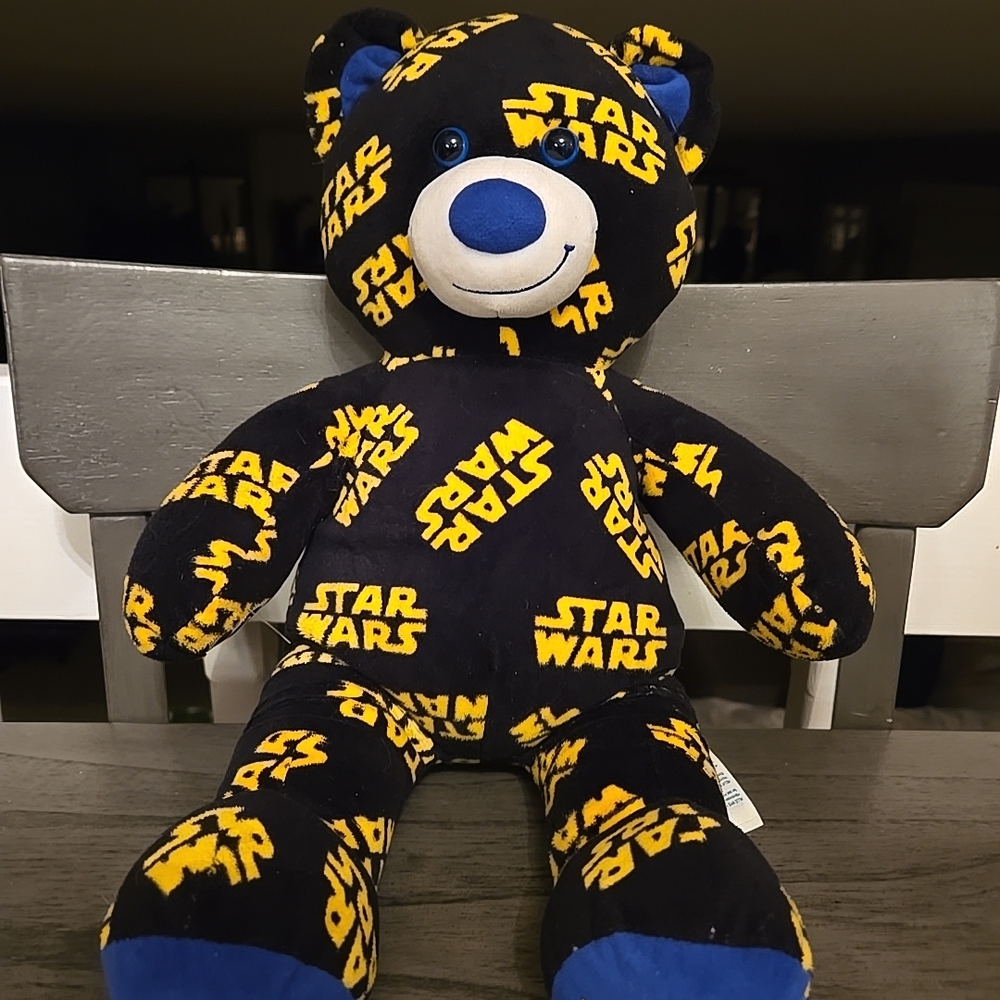 Star Wars Black and Yellow Plush Bear